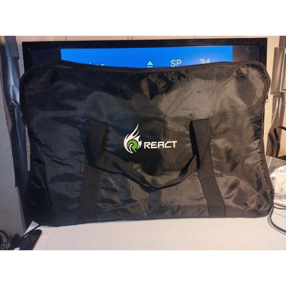 REACT Black Carry Bag For Nintendo Wii Fit Balance Board